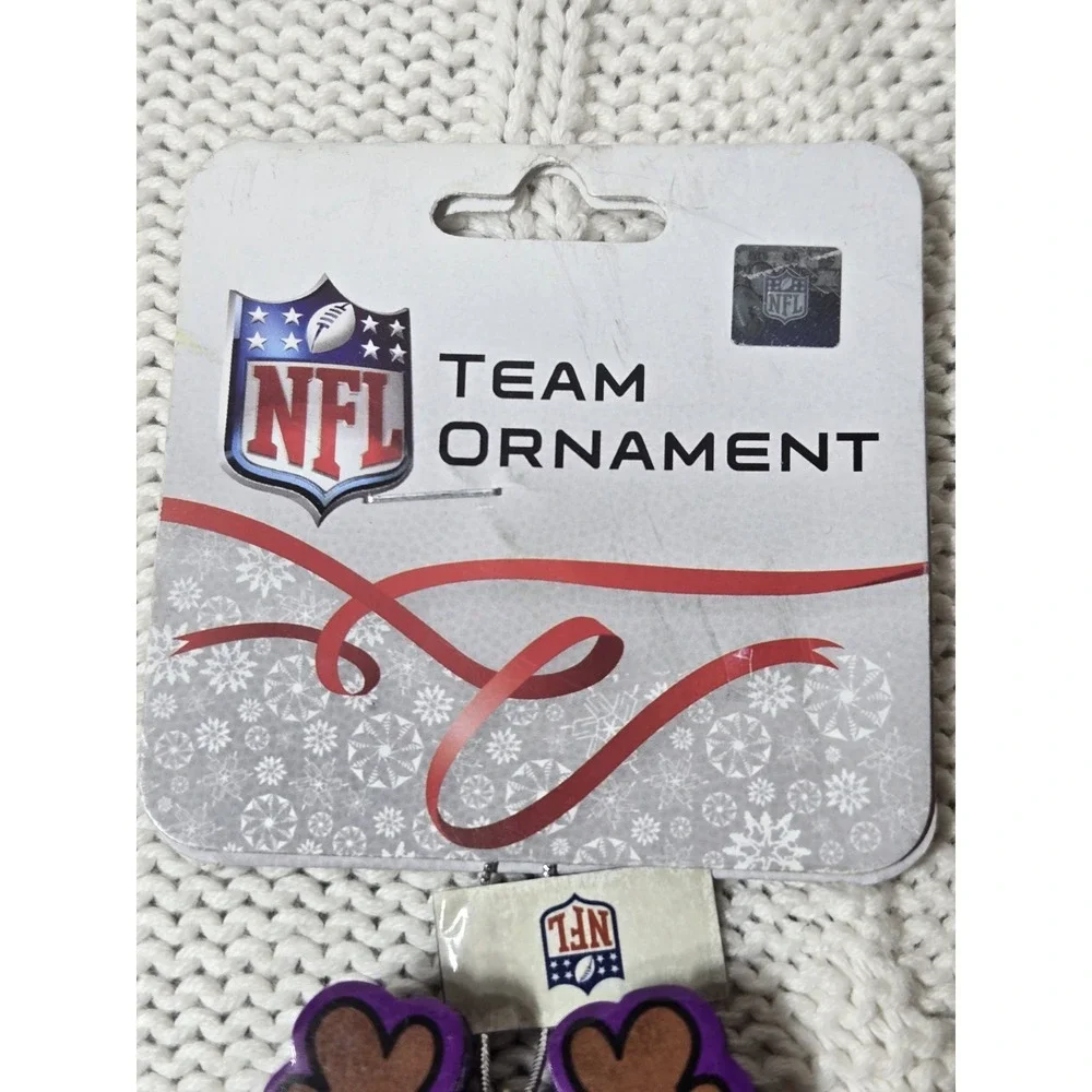 Minnesota Vikings Reindeer Foam Christmas‎ Tree Hanging Ornament NFL Football